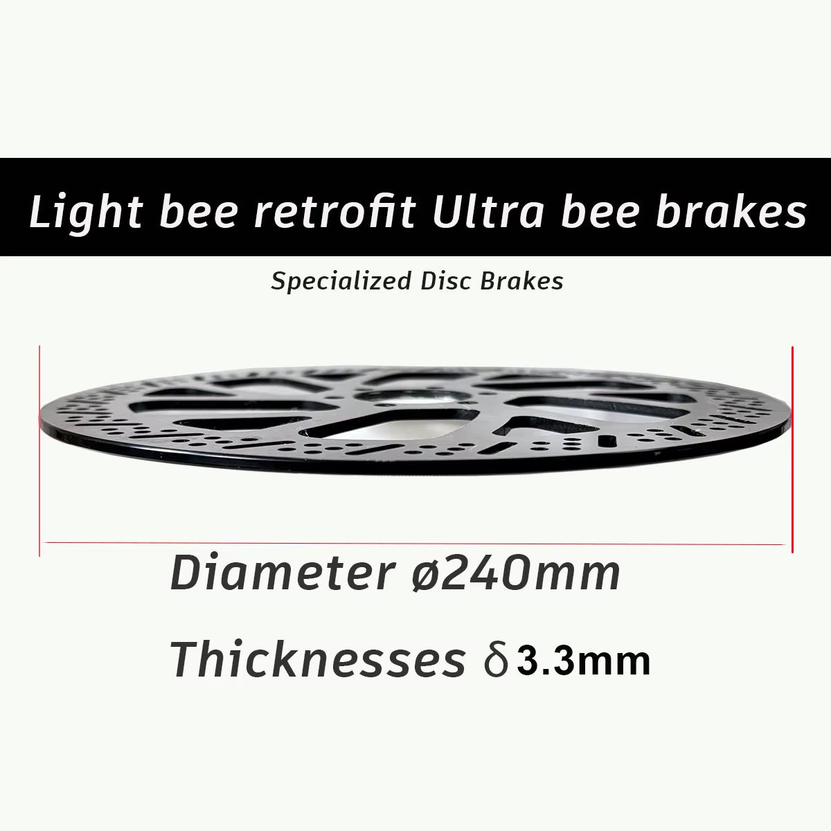 Super Bee Electric Dirt Bike LBX Light Bee S/X Modified Ultra Bee Brake Front / Rear Brake Assemblies