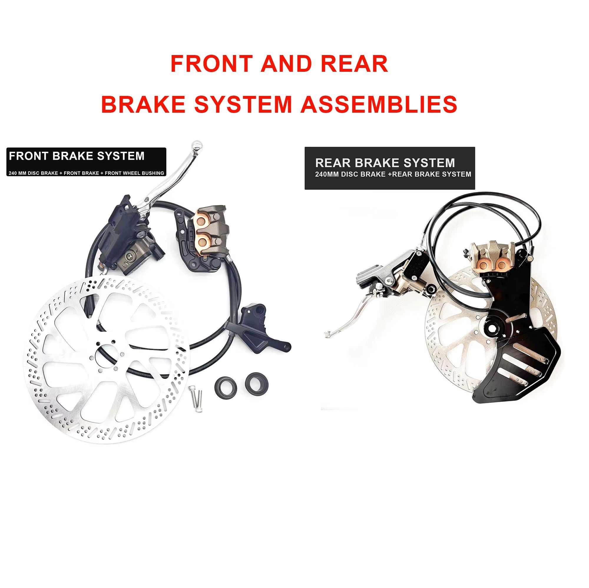 Super Bee Electric Dirt Bike LBX Light Bee S/X Modified Ultra Bee Brake Front / Rear Brake Assemblies